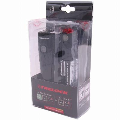 Verlichtingset Trelock LS350 + LS710 I-Go Sport - Zwart