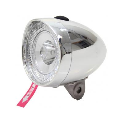 Koplamp Marwi Klassiek Mini Led Chroom - On/Off (incl. batterijen)