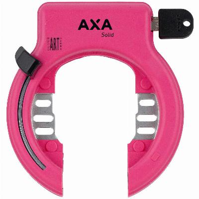 Ringslot Axa Solid - roze (op kaart)