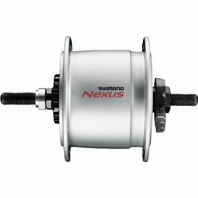 Naafdynamo Shimano Nexus DH-C6000-3R 3 Watt - 36 gaats - rollerbrakes - zilver