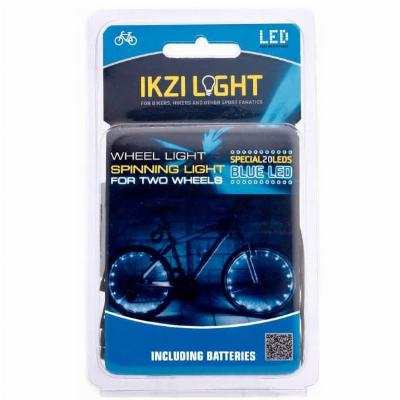 Wielverlichting IKZI voor 2 wielen - rode leds