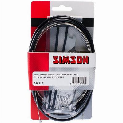 Simson Versnellingskabelset Shimano Nexus - zwart