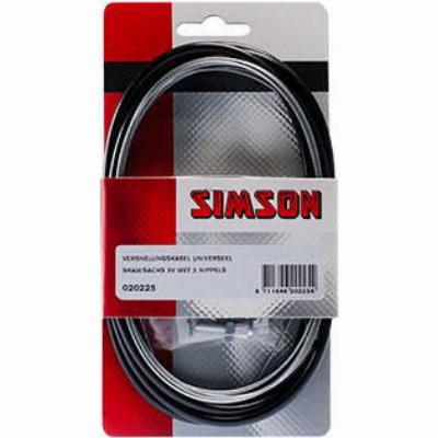 Simson Versnellingskabelset SRAM / SACHS - zwart