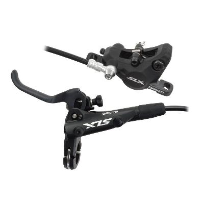 Schijfremset SHIMANO SLX M7000 voor - compleet met G02S resin remblokken - zonder remschijf - zwart