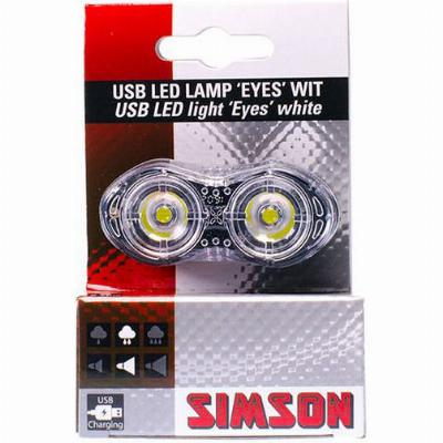Simson USB LED lamp 'Eyes' - wit