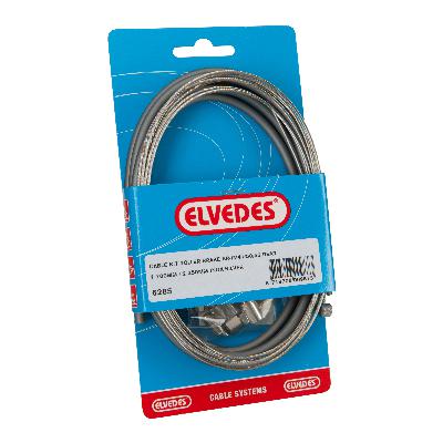 Rollerbrake kabelkit Elvedes BR-IM85/81/55/45 1700mm / 2250mm RVS - zilver (op kaart)