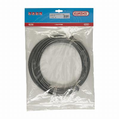 Rem buitenkabel Elvedes met voering 10 meter / Ø5,0mm - zilver (10 meter rol)