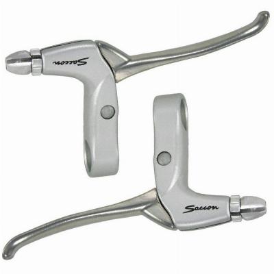 Remgreepset Saccon rollerbrake 4 vinger - satijn / zilver