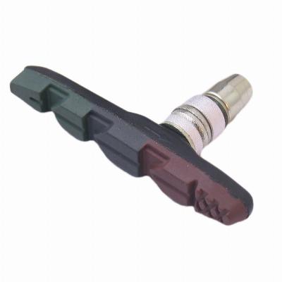 Remblokset V-brake met inbus 70mm Triple-Color (Bruin/Zwart/Groen)