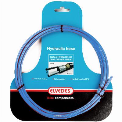 Hydraulische leiding Elvedes met PTFE voering en kevlar protectie - blauw (3 meter op kaart)