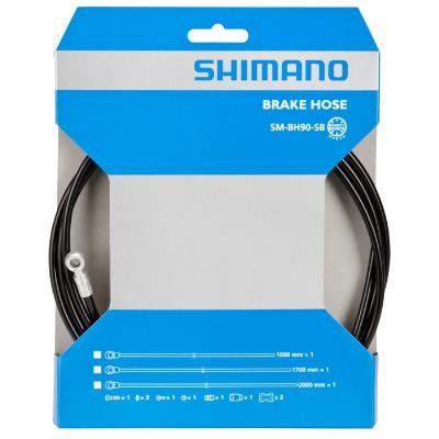 Remleiding schijfrem Shimano XTR, XT, SLX, Alfine SM-BH90 1000mm zwart