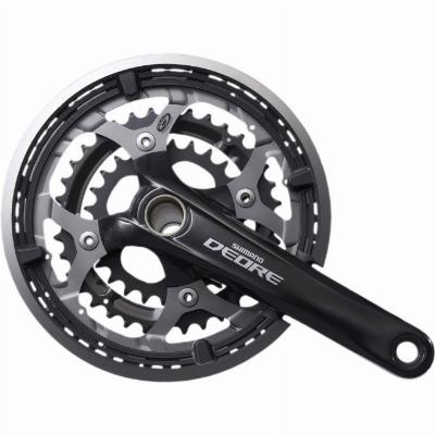 Crankstel 9-speed Shimano Deore M591 175/48x36x26+Cg Kk Met Cups - Zwart