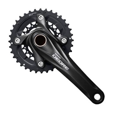 Crankstel 10-speed Shimano Deore M617 170/38x24T - Zwart