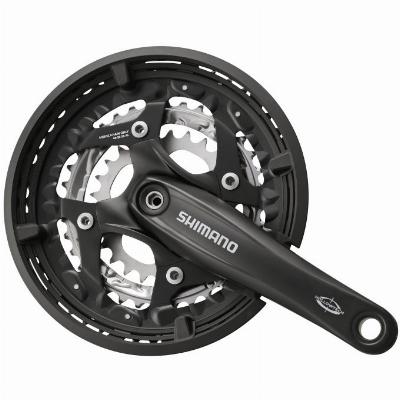 Crankstel Shimano Trekking FC-T521 3x10 speed 175/48-36-26 octalink - zwart