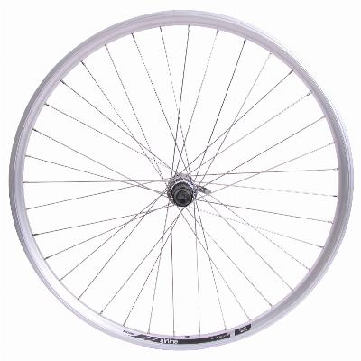 Achterwiel Rodi 28 inch / 622x19 - Airline 1 X19 velg - 36 gaats FM32 8/9 speed naaf + QR - zilver