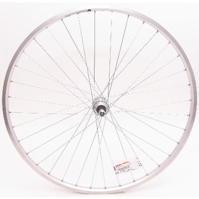 Achterwiel 28*1/4 ZAC19 Zilver FREEWHEEL Vast