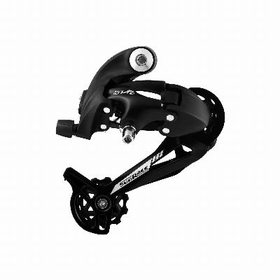 Achterderailleur Sunrace RDM57 7/8V lange kooi - directe en haak montage