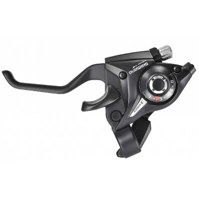 Shifter-/remhendel Links 3V Shimano ST-EF51 V-brake 3-vingers - zwart