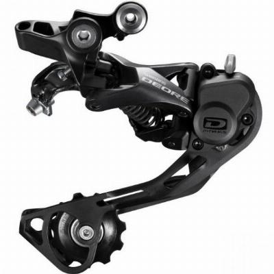 Achterderailleur 10-speed Shimano Deore RD-M6000 SGS Direct Mount Shadow+ - zwart