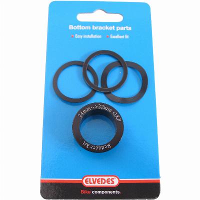 Reduceerset Elvedes - trapas verloop van 24 mm naar 22 mm GXP (4 delig)