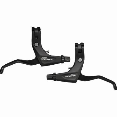 Remgreepset Shimano Deore T610 Voor V-Brake Zwart 2-Vinger Trekking