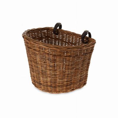 Rotan Fietsmand Basil Darcy-L Halfrond- Naturel