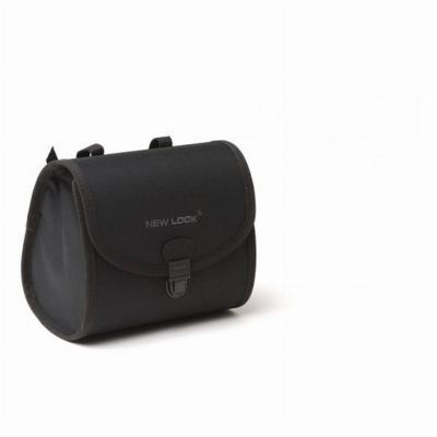 Zadeltas New Looxs Saddle Bag groot - zwart - 4 liter