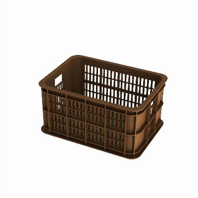 Fietskrat Basil Crate small 25 liter - saddle brown