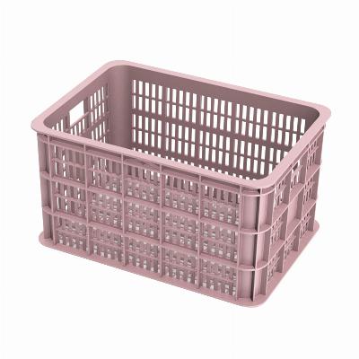 Fietskrat Basil Crate large 50 liter - Faded Blossom