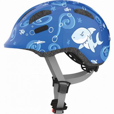 Fietshelm Abus Smiley 2.0 Blue Sharky - medium 50-55cm