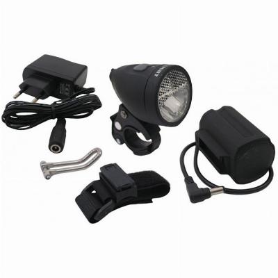 Koplamp Ikzi 3W+Led incl.lader en oplaadbare batterijen