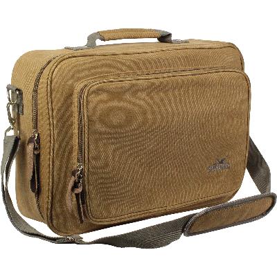 Laptoptas Greenland Canvas Bruin