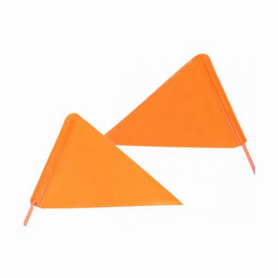 Veiligheidsvlag Widek fluor oranje met oranje mantel - zonder knop