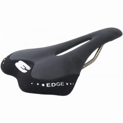 Zadel race Edge titanium brug - zwart