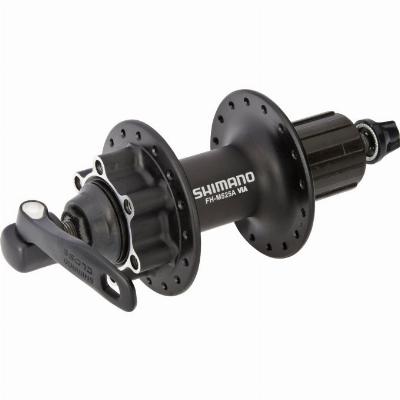 Achternaaf Shimano FH-M525 8/9/10 speed - 36 gaats 6 bouts remschijfbevestiging - zwart