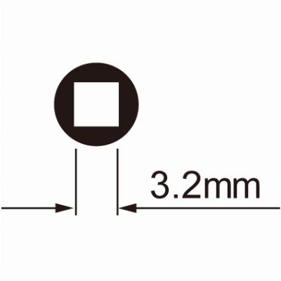 Spaaknippelsleutel IceToolz 12B3 voor 3,2 mm (vierkante) nippels