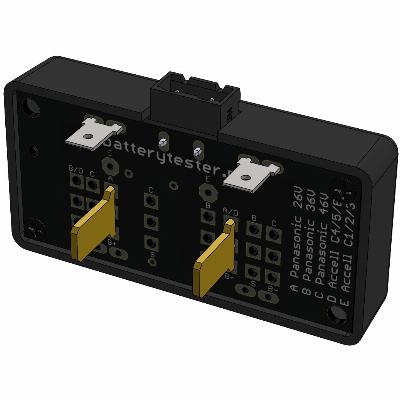 Kabeldeel met adapter Batterytester voor Flyer met Panasonic Premium Luxe accu (26 / 36 Volt)