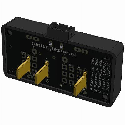 Kabeldeel met adapter Batterytester voor Flyer met Panasonic Vollblut accu (46,6 Volt)