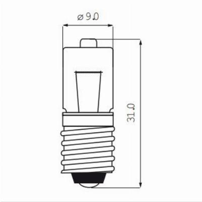 LAMP 2.8V HALOGEEN HPR-52