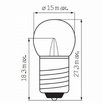 LAMP 6V 0.45 FIETS VOOR