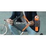 Vouwslot Axa Toucan 80 - donkergrijs (winkelverpakking)