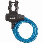 Spiraalkabelslot AXA Zipp 120/8 - blauw (op kaart)