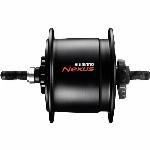 Naafdynamo Shimano Nexus DH-C6000-3R 3 Watt - 36 gaats - rollerbrakes - zwart