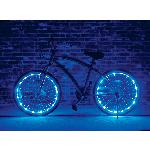 Kleurenled wielverlichting Bikefun voor 2 wielen (kleuren assortiment)