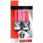 Simson Snelbinder Kort roze-rood