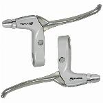 Remgreepset Saccon rollerbrake 4 vinger - satijn / zilver