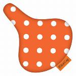 Zadeldek BikeCap Orange Dot