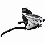 Shifter-/remhendel SHIMANO ST-EF510 rechts 9 speed - v-brake 2-vingers - zwart/zilver