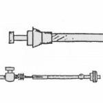 Achterremkabel Trommel compleet Elvedes TA9-6223/BAT