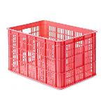 Fietskrat Basil Crate large 50 liter - fluor coral